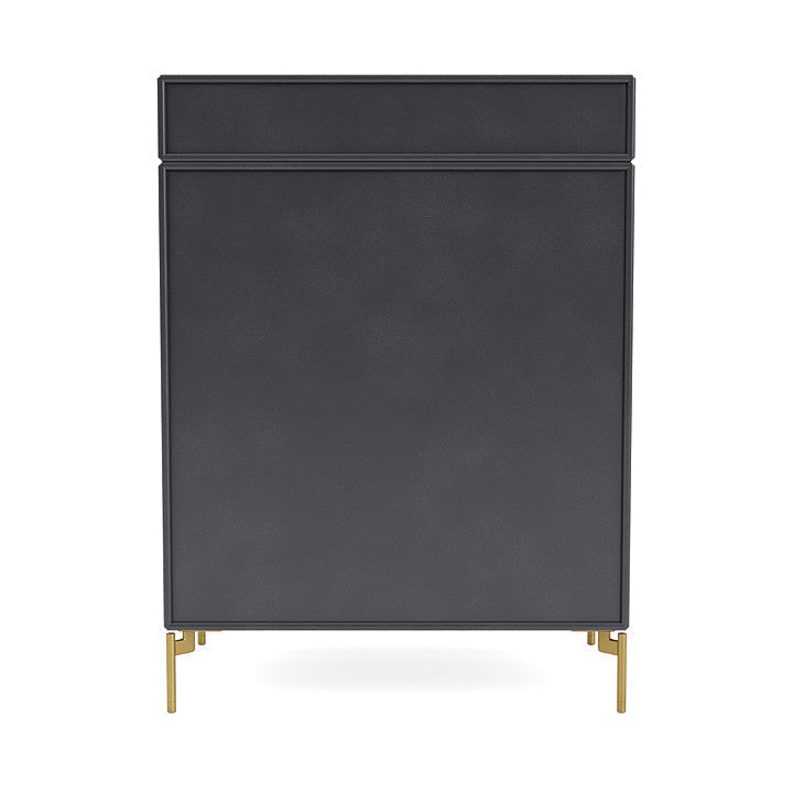 [product_category]-Montana Keep Chest Of Drawers With Legs, Carbon Black/Brass-Montana Furniture-5714322263221-0000KEEP-36-09-MON-4