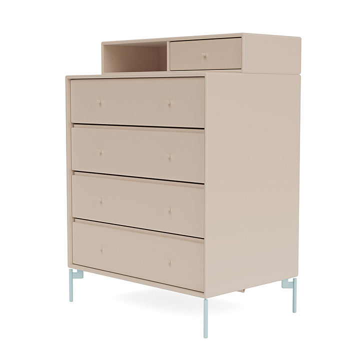 [product_category]-Montana Keep Chest Of Drawers With Legs, Clay/Flint-Montana Furniture-5715288346560-0000KEEP-168-12-MON-1