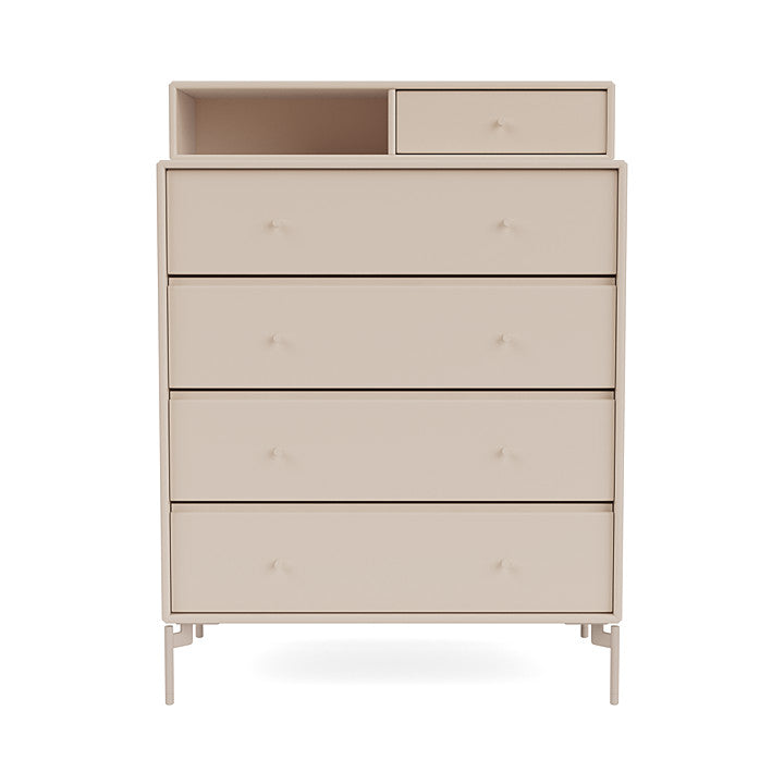 [product_category]-Montana Keep Chest Of Drawers With Legs, Clay/Mushroom-Montana Furniture-5715288346546-0000KEEP-168-10-MON-2