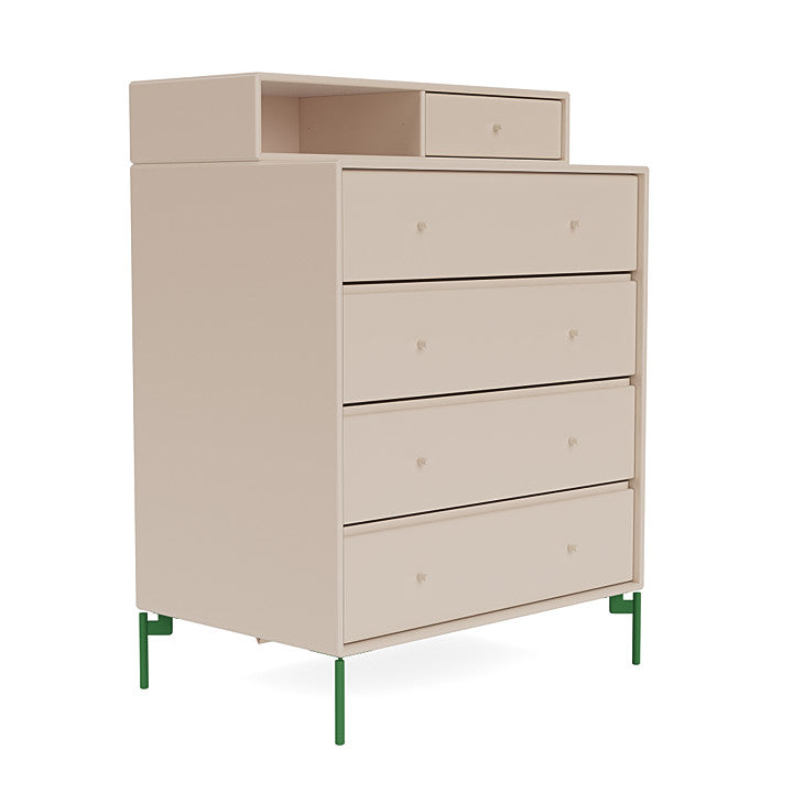 [product_category]-Montana Keep Chest Of Drawers With Legs, Clay/Parsley-Montana Furniture-5715288346577-0000KEEP-168-13-MON-3