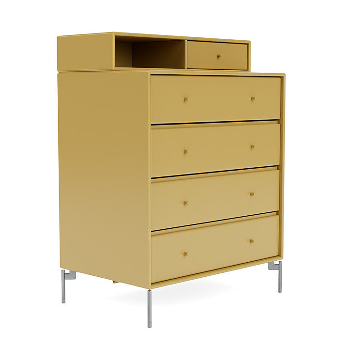 [product_category]-Montana Keep Chest Of Drawers With Legs, Cumin/Matt Chrome-Montana Furniture-5714322262354-0000KEEP-157-01-MON-3