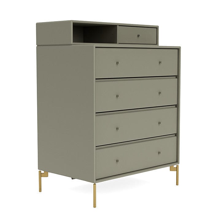 [product_category]-Montana Keep Chest Of Drawers With Legs, Fennel/Brass-Montana Furniture-5714322261463-0000KEEP-144-09-MON-3