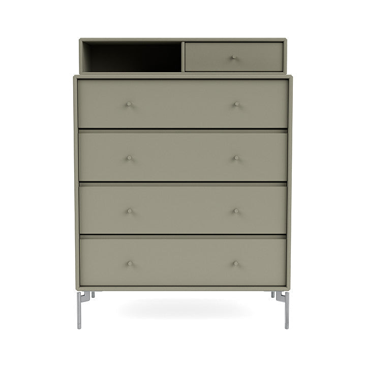 [product_category]-Montana Keep Chest Of Drawers With Legs, Fennel/Matt Chrome-Montana Furniture-5714322261395-0000KEEP-144-01-MON-2