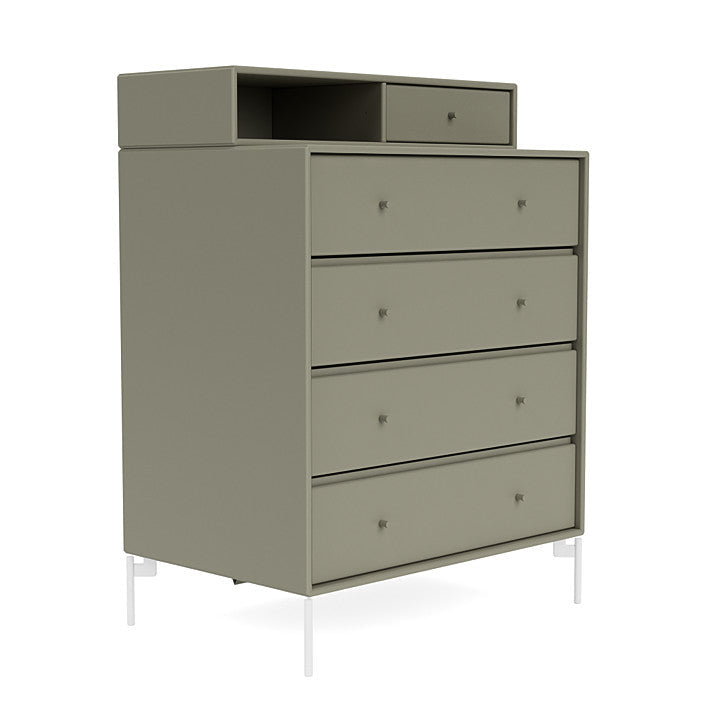 [product_category]-Montana Keep Chest Of Drawers With Legs, Fennel/Snow White-Montana Furniture-5714322261401-0000KEEP-144-02-MON-3