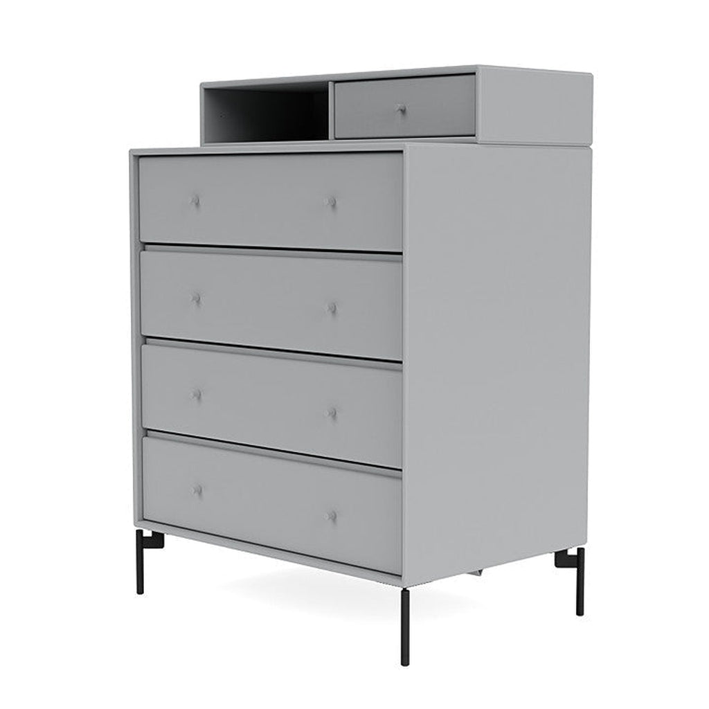 [product_category]-Montana Keep Chest Of Drawers With Legs, Fjord/Black-Montana Furniture-5714322260213-0000KEEP-02-03-MON-1