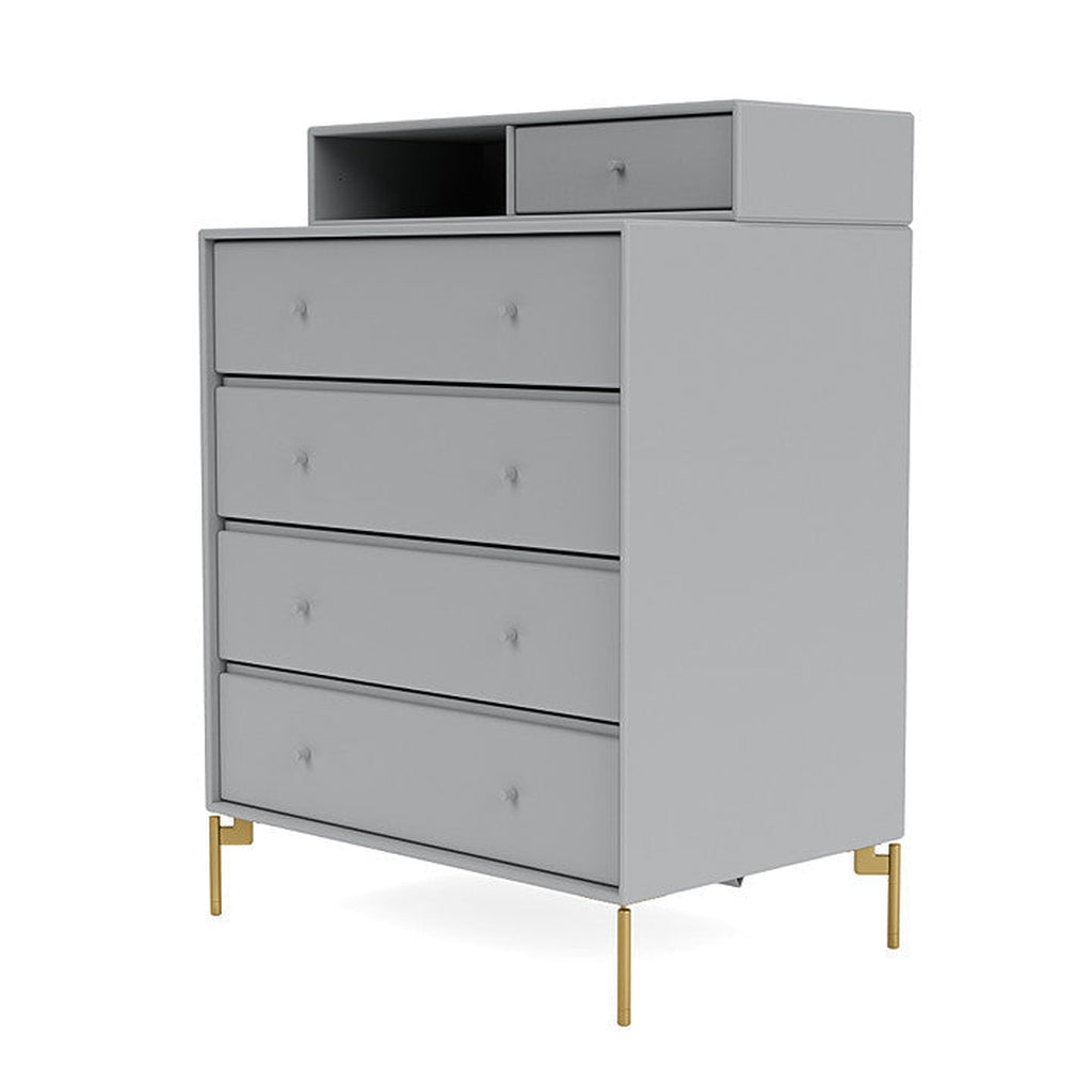 [product_category]-Montana Keep Chest Of Drawers With Legs, Fjord/Brass-Montana Furniture-5714322260268-0000KEEP-02-09-MON-1