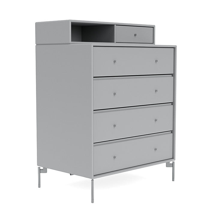 [product_category]-Montana Keep Chest Of Drawers With Legs, Fjord/Matt Chrome-Montana Furniture-5714322260190-0000KEEP-02-01-MON-3
