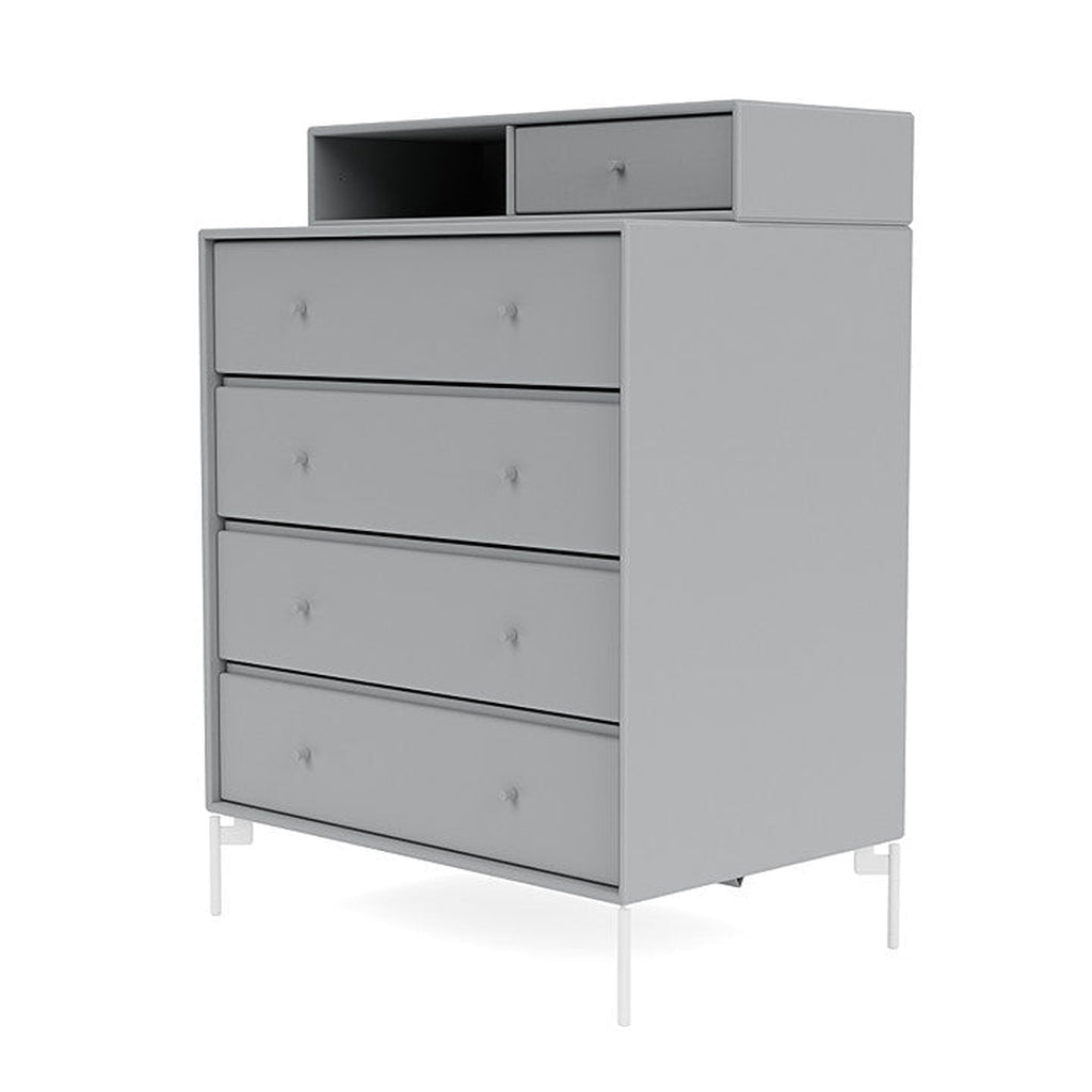 [product_category]-Montana Keep Chest Of Drawers With Legs, Fjord/Snow White-Montana Furniture-5714322260206-0000KEEP-02-02-MON-1