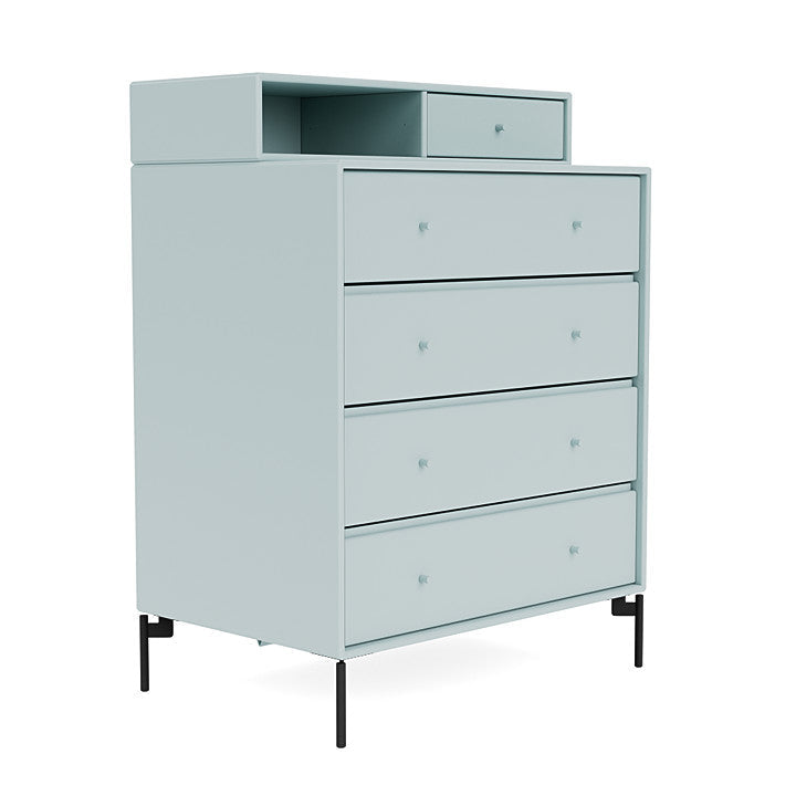 [product_category]-Montana Keep Chest Of Drawers With Legs, Flint/Black-Montana Furniture-5714322261739-0000KEEP-148-03-MON-3