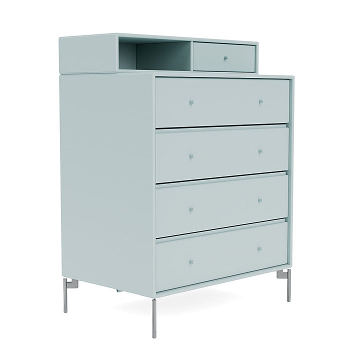 [product_category]-Montana Keep Chest Of Drawers With Legs, Flint/Matt Chrome-Montana Furniture-5714322261715-0000KEEP-148-01-MON-3
