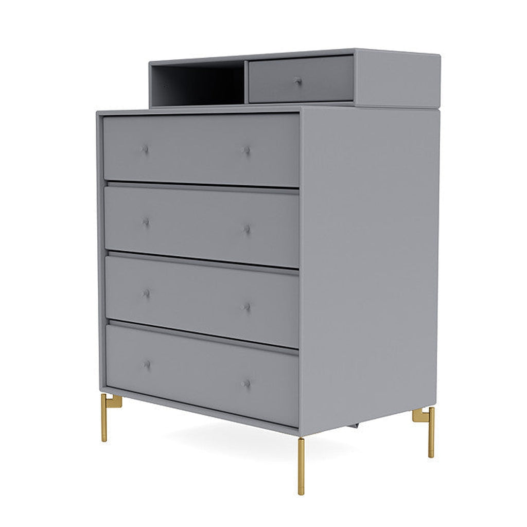 [product_category]-Montana Keep Chest Of Drawers With Legs, Graphic/Brass-Montana Furniture-5714322260589-0000KEEP-100-09-MON-1
