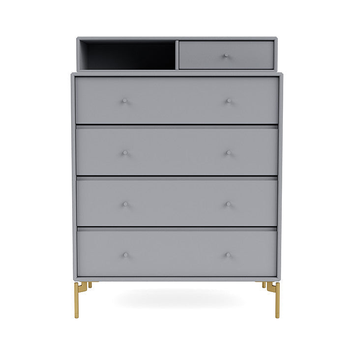 [product_category]-Montana Keep Chest Of Drawers With Legs, Graphic/Brass-Montana Furniture-5714322260589-0000KEEP-100-09-MON-2