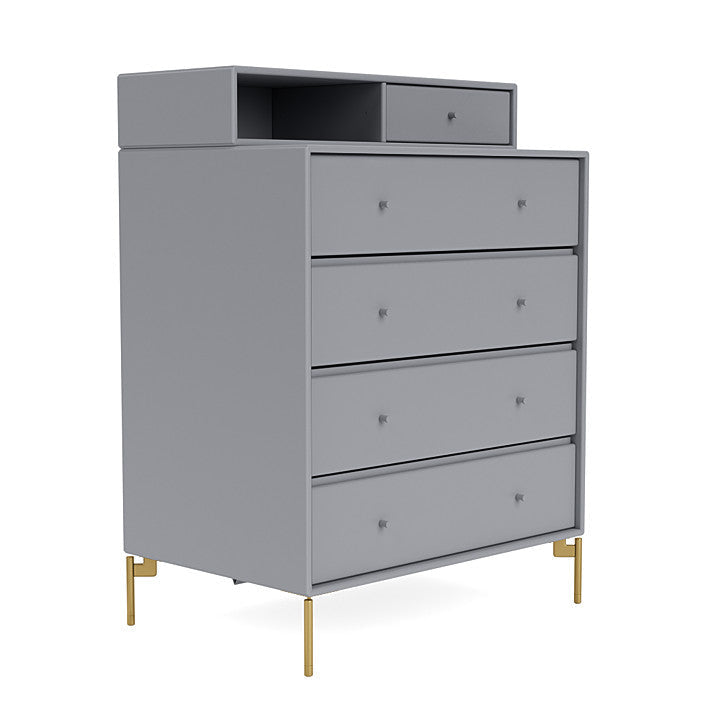 [product_category]-Montana Keep Chest Of Drawers With Legs, Graphic/Brass-Montana Furniture-5714322260589-0000KEEP-100-09-MON-3