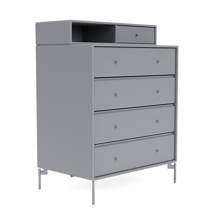 [product_category]-Montana Keep Chest Of Drawers With Legs, Graphic/Matt Chrome-Montana Furniture-5714322260510-0000KEEP-100-01-MON-3