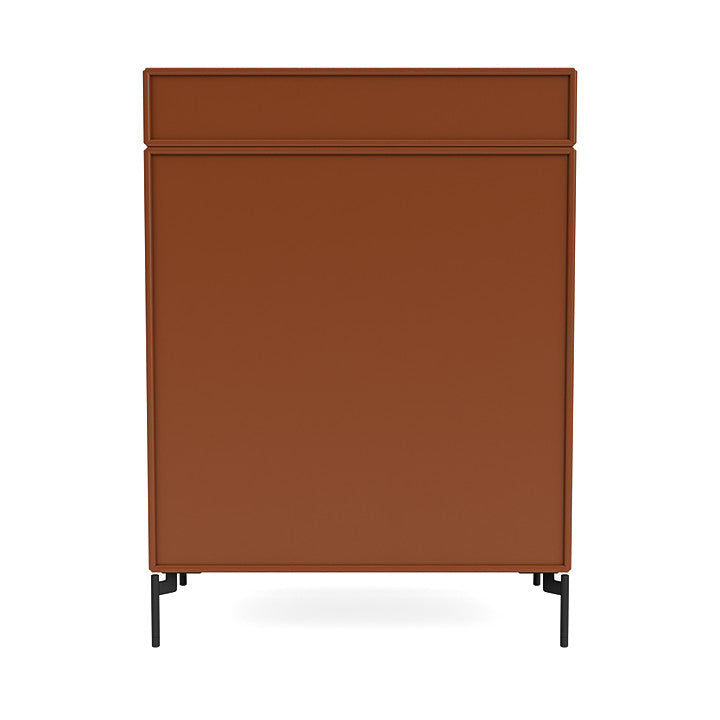 [product_category]-Montana Keep Chest Of Drawers With Legs, Hazelnut/Black-Montana Furniture-5714322261579-0000KEEP-146-03-MON-4