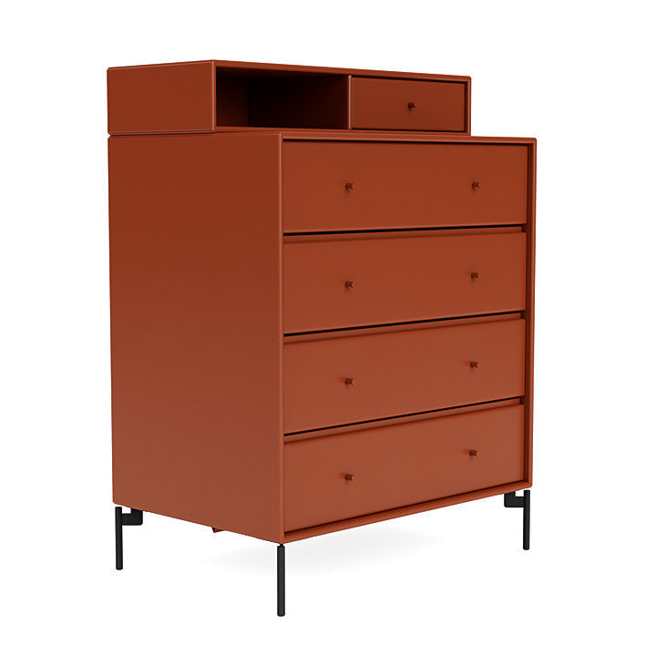 [product_category]-Montana Keep Chest Of Drawers With Legs, Hokkaido/Black-Montana Furniture-5714322262774-0000KEEP-162-03-MON-3
