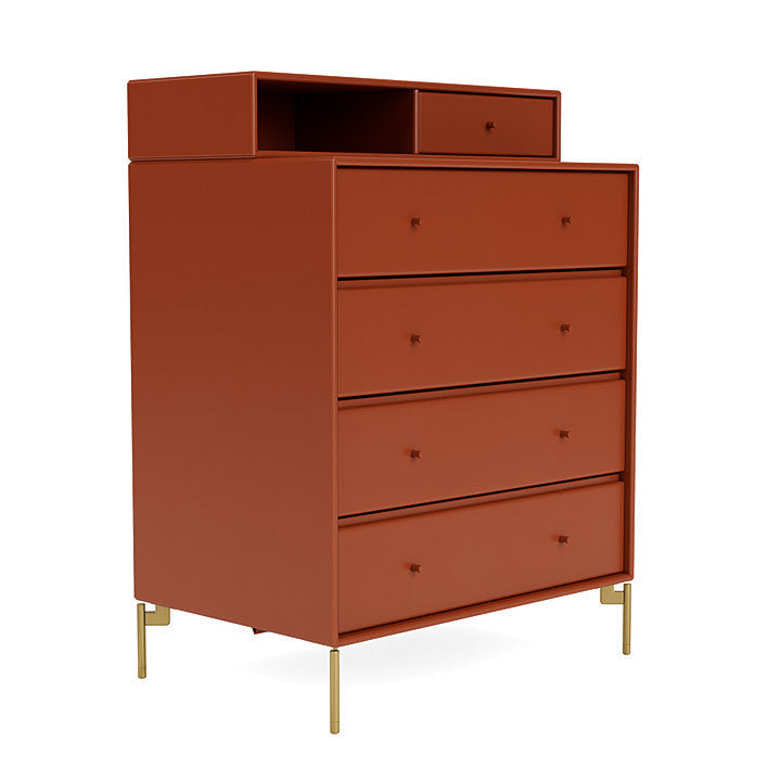 [product_category]-Montana Keep Chest Of Drawers With Legs, Hokkaido/Brass-Montana Furniture-5714322262828-0000KEEP-162-09-MON-3