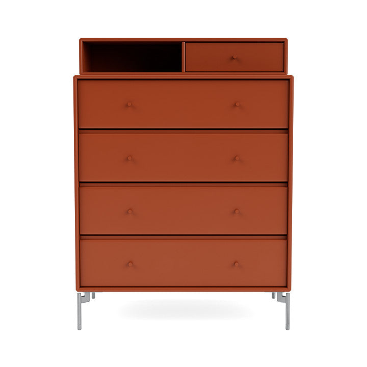 [product_category]-Montana Keep Chest Of Drawers With Legs, Hokkaido/Matt Chrome-Montana Furniture-5714322262750-0000KEEP-162-01-MON-2