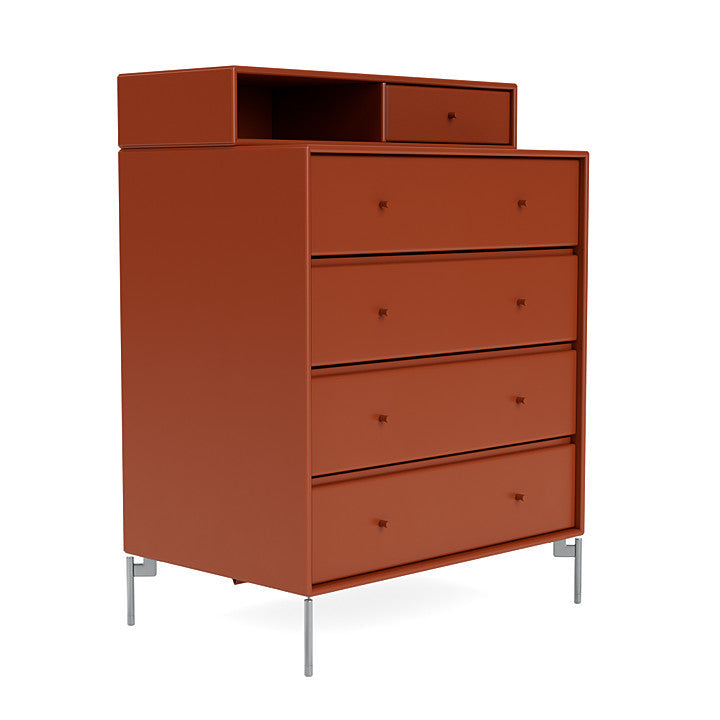 [product_category]-Montana Keep Chest Of Drawers With Legs, Hokkaido/Matt Chrome-Montana Furniture-5714322262750-0000KEEP-162-01-MON-3