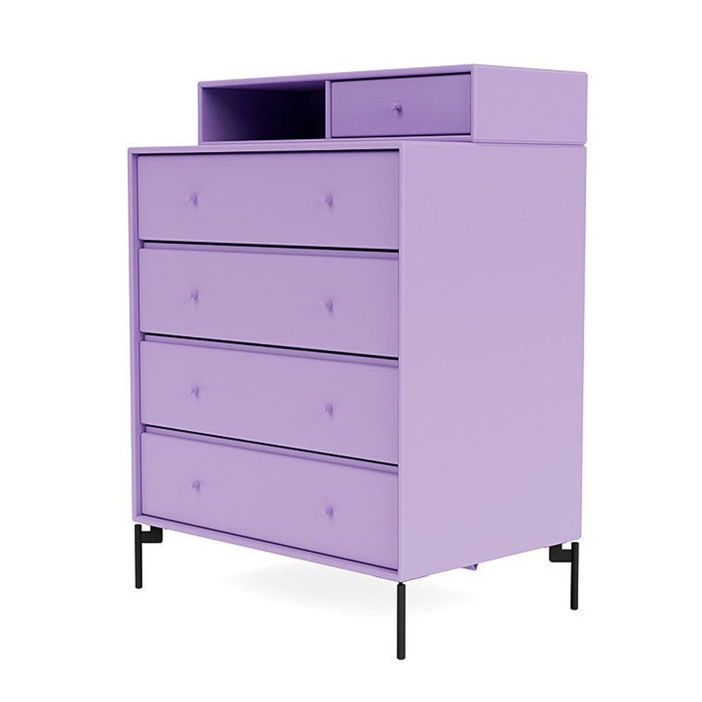 [product_category]-Montana Keep Chest Of Drawers With Legs, Iris/Black-Montana Furniture-5714322262934-0000KEEP-164-03-MON-1