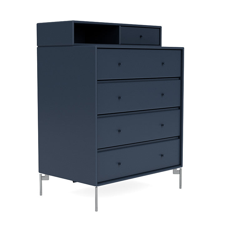 [product_category]-Montana Keep Chest Of Drawers With Legs, Juniper/Matt Chrome-Montana Furniture-5714322260916-0000KEEP-138-01-MON-3