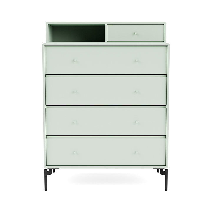 [product_category]-Montana Keep Chest Of Drawers With Legs, Mist/Black-Montana Furniture-5714322262699-0000KEEP-161-03-MON-2
