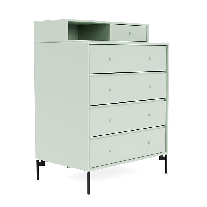 [product_category]-Montana Keep Chest Of Drawers With Legs, Mist/Black-Montana Furniture-5714322262699-0000KEEP-161-03-MON-3