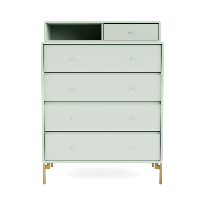 [product_category]-Montana Keep Chest Of Drawers With Legs, Mist/Brass-Montana Furniture-5714322262743-0000KEEP-161-09-MON-2