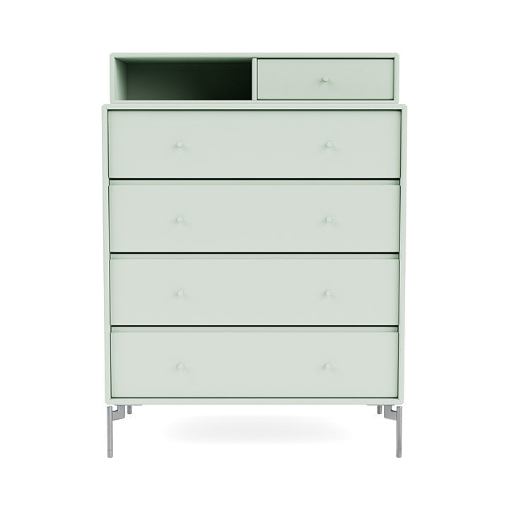 [product_category]-Montana Keep Chest Of Drawers With Legs, Mist/Matt Chrome-Montana Furniture-5714322262675-0000KEEP-161-01-MON-2