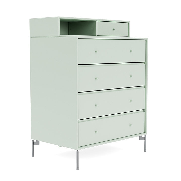 [product_category]-Montana Keep Chest Of Drawers With Legs, Mist/Matt Chrome-Montana Furniture-5714322262675-0000KEEP-161-01-MON-3