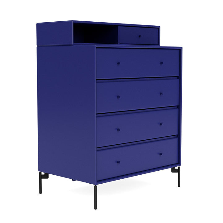 [product_category]-Montana Keep Chest Of Drawers With Legs, Monarch Blue/Black-Montana Furniture-5714322260695-0000KEEP-135-03-MON-3