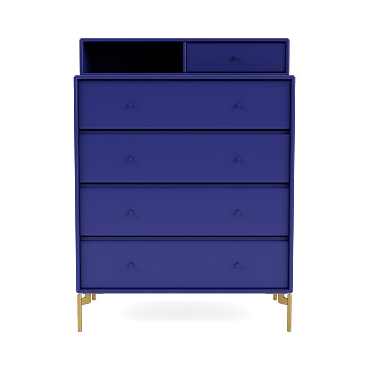 [product_category]-Montana Keep Chest Of Drawers With Legs, Monarch Blue/Brass-Montana Furniture-5714322260749-0000KEEP-135-09-MON-2