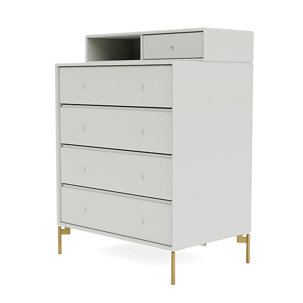 [product_category]-Montana Keep Chest Of Drawers With Legs, Nordic/Brass-Montana Furniture-5714322260503-0000KEEP-09-09-MON-1