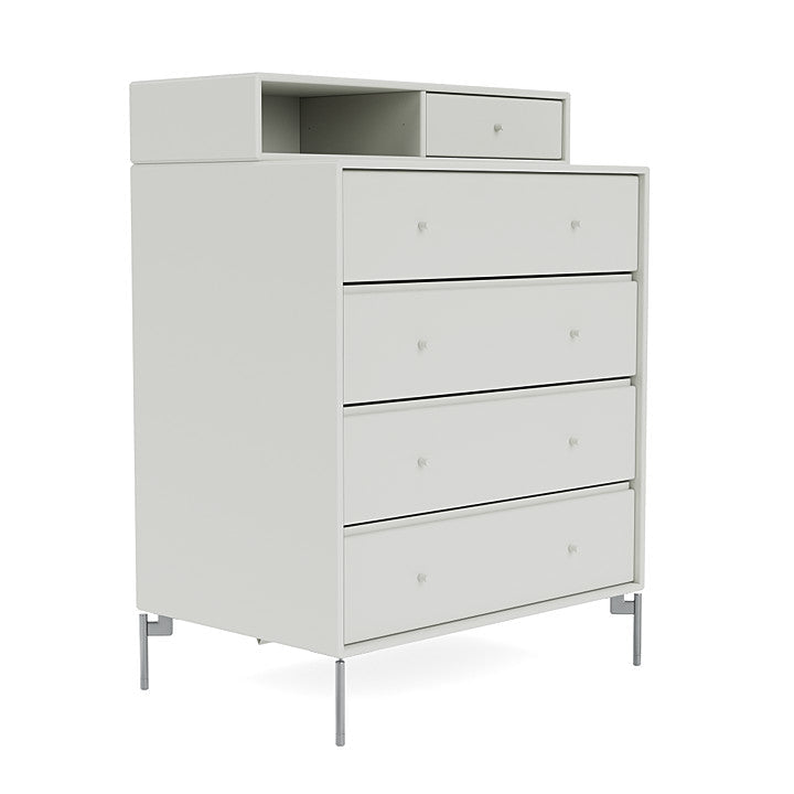 [product_category]-Montana Keep Chest Of Drawers With Legs, Nordic/Matt Chrome-Montana Furniture-5714322260435-0000KEEP-09-01-MON-3