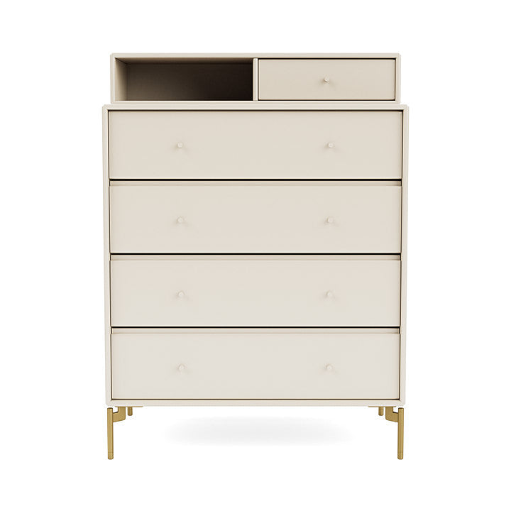 [product_category]-Montana Keep Chest Of Drawers With Legs, Oat/Brass-Montana Furniture-5714322262507-0000KEEP-158-09-MON-2