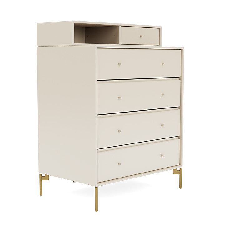[product_category]-Montana Keep Chest Of Drawers With Legs, Oat/Brass-Montana Furniture-5714322262507-0000KEEP-158-09-MON-3