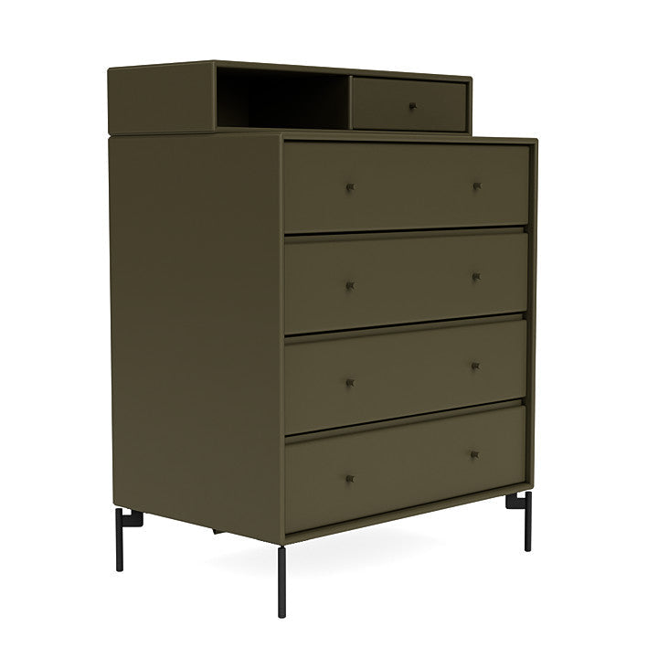 [product_category]-Montana Keep Chest Of Drawers With Legs, Oregano/Black-Montana Furniture-5714322261012-0000KEEP-139-03-MON-3
