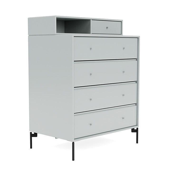 [product_category]-Montana Keep Chest Of Drawers With Legs, Oyster/Black-Montana Furniture-5714322262293-0000KEEP-156-03-MON-3