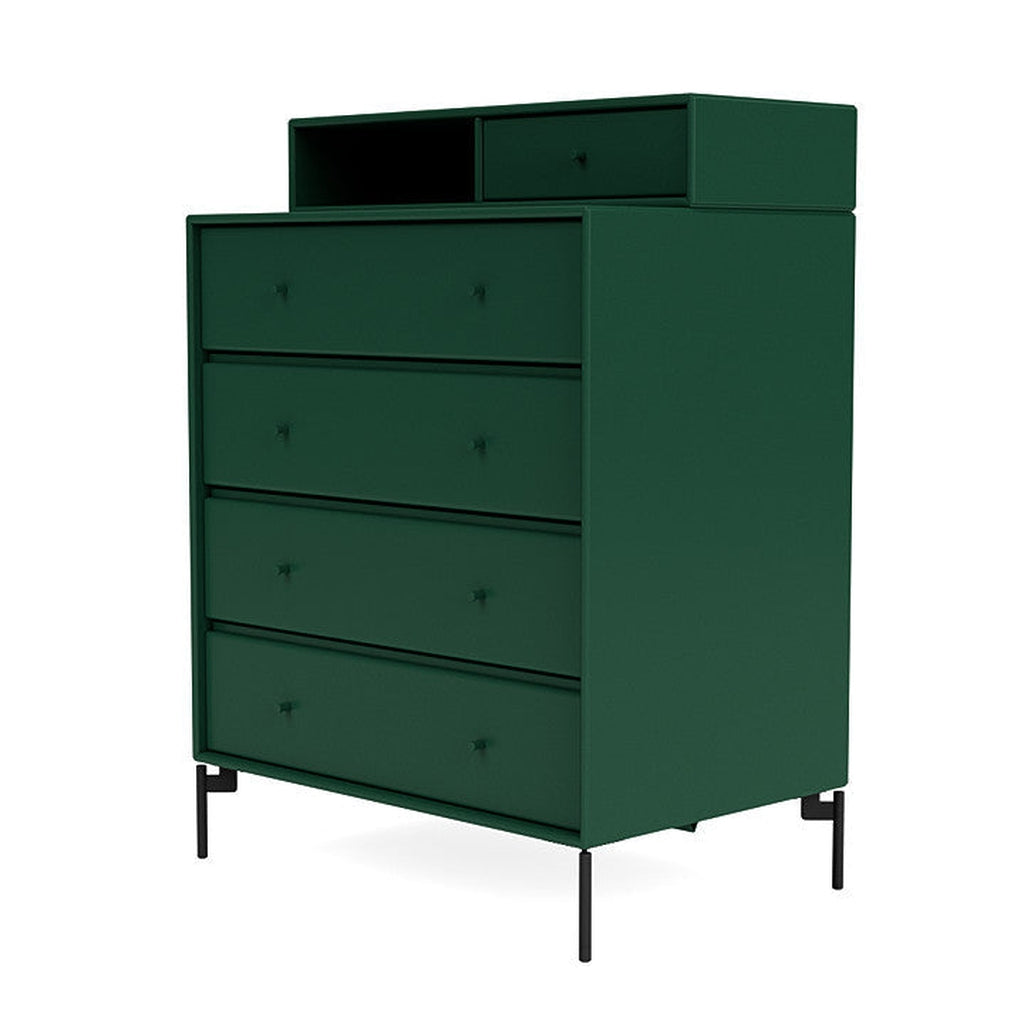 [product_category]-Montana Keep Chest Of Drawers With Legs, Pine/Black-Montana Furniture-5714322260770-0000KEEP-136-03-MON-1