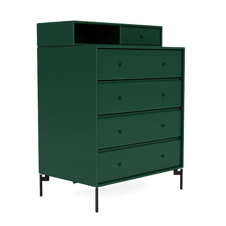 [product_category]-Montana Keep Chest Of Drawers With Legs, Pine/Black-Montana Furniture-5714322260770-0000KEEP-136-03-MON-3