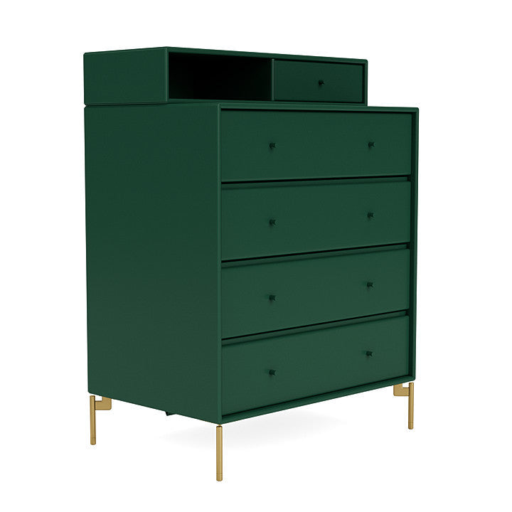 [product_category]-Montana Keep Chest Of Drawers With Legs, Pine/Brass-Montana Furniture-5714322260824-0000KEEP-136-09-MON-3