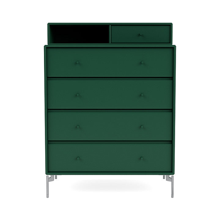 [product_category]-Montana Keep Chest Of Drawers With Legs, Pine/Matt Chrome-Montana Furniture-5714322260756-0000KEEP-136-01-MON-2