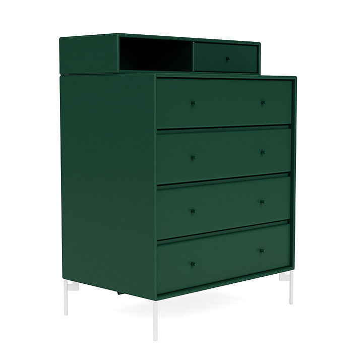 [product_category]-Montana Keep Chest Of Drawers With Legs, Pine/Snow White-Montana Furniture-5714322260763-0000KEEP-136-02-MON-3
