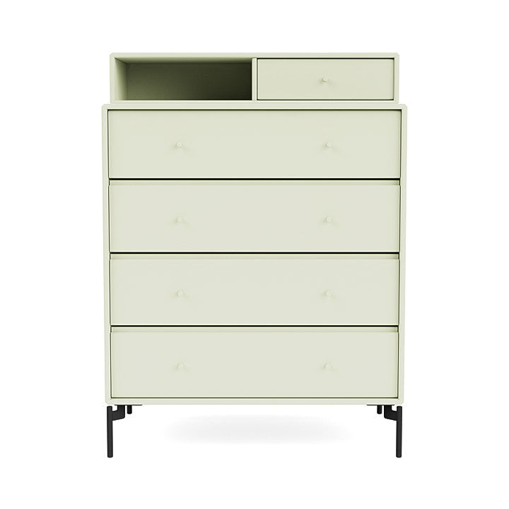 [product_category]-Montana Keep Chest Of Drawers With Legs, Pomelo/Black-Montana Furniture-5714322261098-0000KEEP-140-03-MON-2
