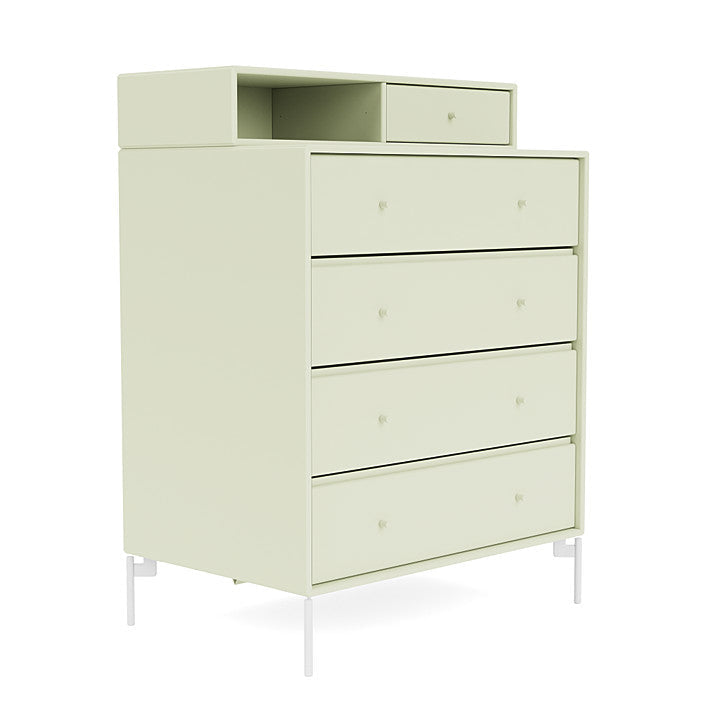 [product_category]-Montana Keep Chest Of Drawers With Legs, Pomelo/Snow White-Montana Furniture-5714322261081-0000KEEP-140-02-MON-3