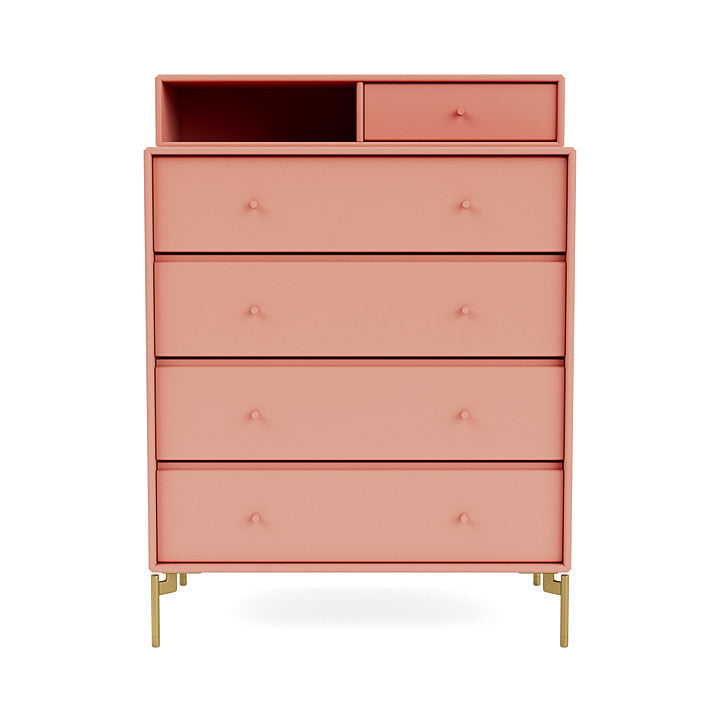 [product_category]-Montana Keep Chest Of Drawers With Legs, Rhubarb/Brass-Montana Furniture-5714322262026-0000KEEP-151-09-MON-2