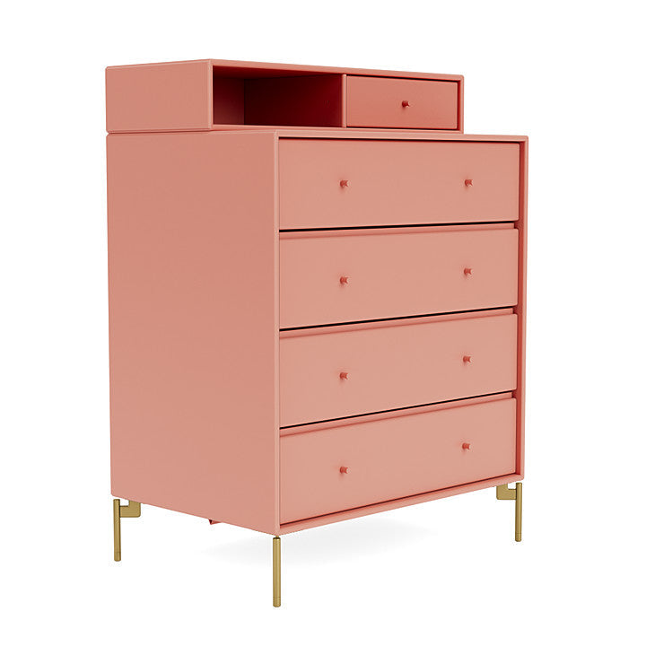 [product_category]-Montana Keep Chest Of Drawers With Legs, Rhubarb/Brass-Montana Furniture-5714322262026-0000KEEP-151-09-MON-3