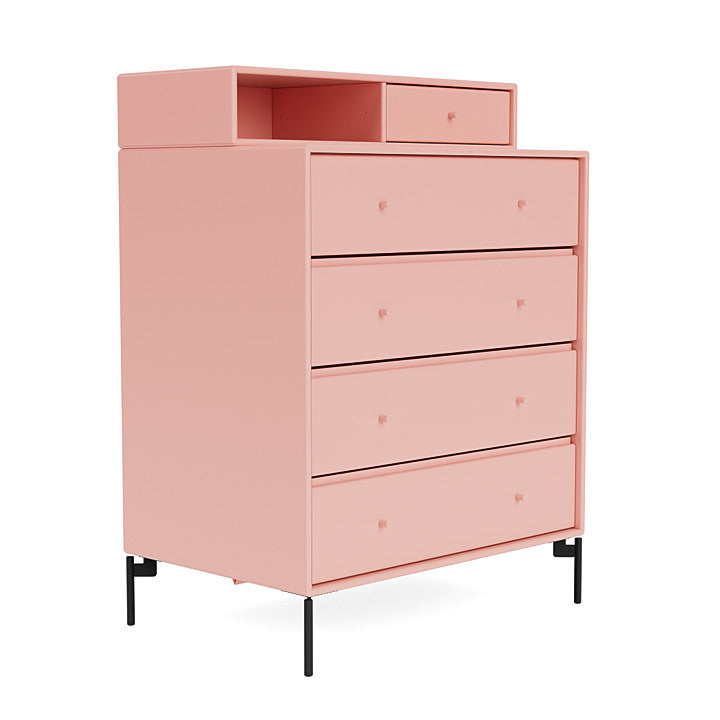 [product_category]-Montana Keep Chest Of Drawers With Legs, Ruby/Black-Montana Furniture-5715288346386-0000KEEP-167-03-MON-3
