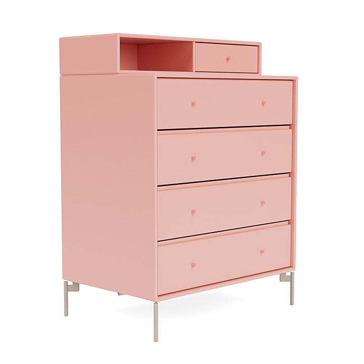 [product_category]-Montana Keep Chest Of Drawers With Legs, Ruby/Mushroom-Montana Furniture-5715288346430-0000KEEP-167-10-MON-3