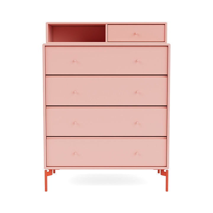 [product_category]-Montana Keep Chest Of Drawers With Legs, Ruby/Rosehip-Montana Furniture-5715288346447-0000KEEP-167-11-MON-2